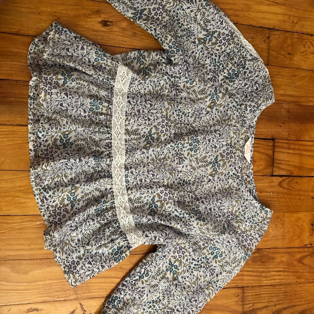 Peplum Floral Top